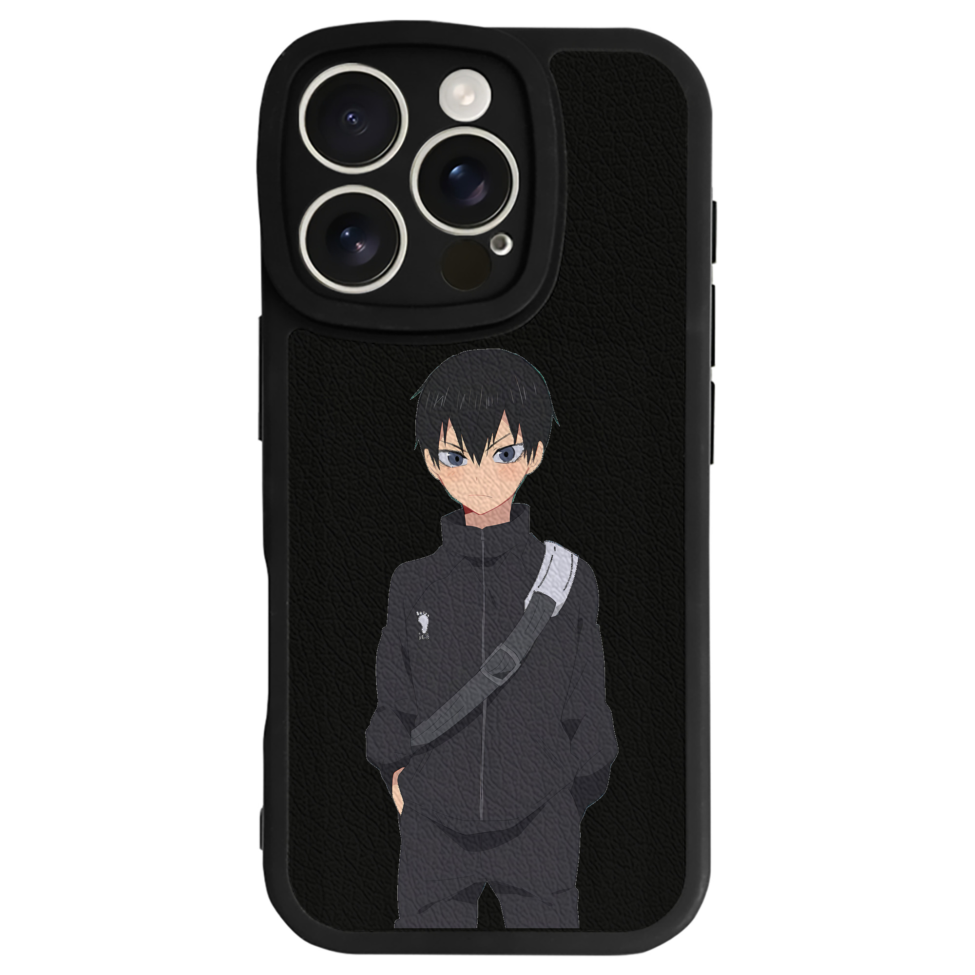 （画像用） ハイキュー!! Haikyu!! 【iPhone 16シリーズ対応】シリコンスマホケース（レザー調） 材質：シリコン